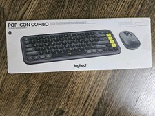 Logitech Pop Icon Combo Bluetooth Keyboard and Mouse Set