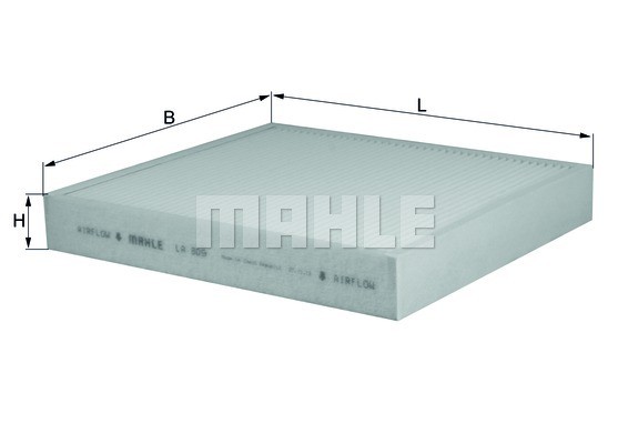 Mahle LA 809 Innenraumfilter, Frischluftfilter, Pollenfilter FüR Seat Ibiza IV (-image