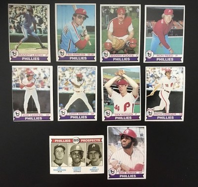 Philadelphia Phillies 1979 Topps Lot of 10  Different Cards EX-NM  FREE SHIPPING