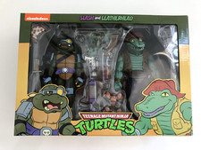 NECA TMNT Cartoon Slash & Leatherhead 2 Pack NEW Target Exclusive usa seller