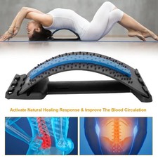 Back Stretcher Lumbar Support Multi-Level Spine Pain Relief Posture Corrector