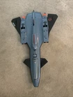 1986 G.I. Joe Night Raven Jet for Parts Missing vertical tail, pilots