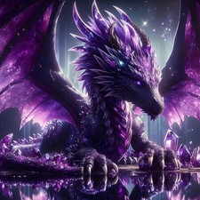 DIY 5D Diamond Art Painting Kits, Full Drill Embroidery Kits for Adults, Dragon