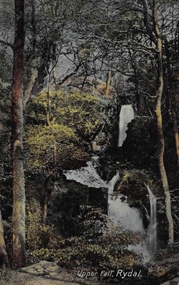 Upper Fall Rydal Postkarte Lake District Cumbria England unbespielt