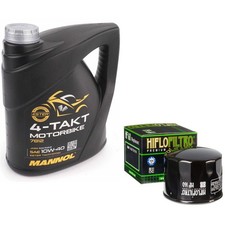 F800 R Oil and Filter Kit Mannol Semi Synthetic 10w40 4L BMW F 800 2010 7.50 per litre