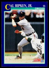 1991 Score #95 Cal Ripken, Jr.