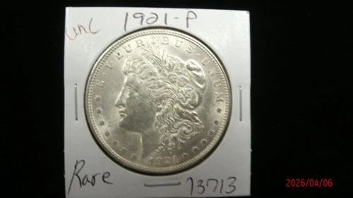 1921-P UNCIRCULATED MORGAN SILVER DOLLAR #3713
