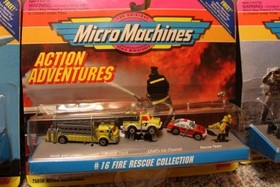 Vintage 1993 Lot of (5) Micro Machines Action/Military/Skyline Collections