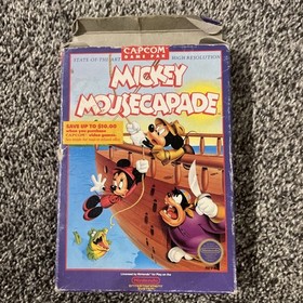Mickey Mousecapade- Nintendo (NES) - USED - Cartridge and Box