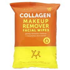 Collagen Makeup Remover Facial Wipes, 25 Wipes
