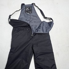 Arctix Youth Large Insulated Adjustable Black Snow Ski Bibs Pants Stretchy Waist