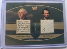 Pieces Of The Past GEORGE WASHINGTON/ABRAHAM ...