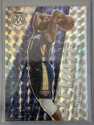 2020-21 Panini Mosaic - Elevate Zion Williamson #3 Mosaic Prizm