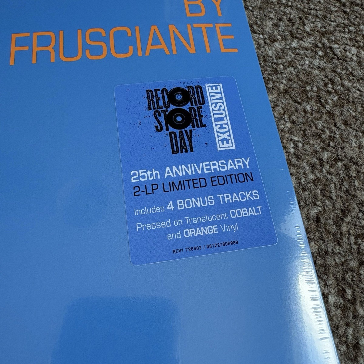 John Frusciante – To Record Only Water For Ten Days - RSD 2026 John Frusciante – To Record Only Water For Ten Days - RSD 2026