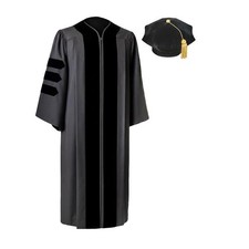 Classic Doctoral Graduation Tam Gown - Academic Regalia