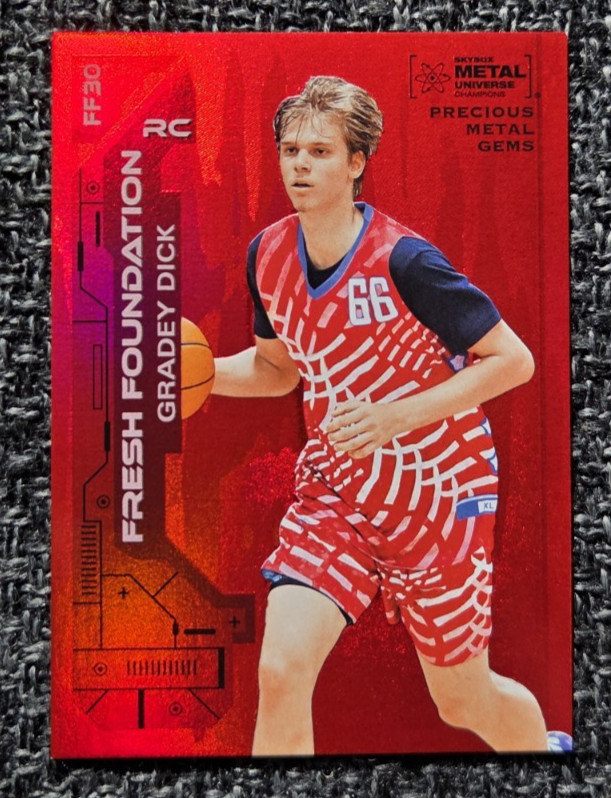 2023 Skybox Metal Universe Champions - Fresh Foundation Gradey Dick #FF30...