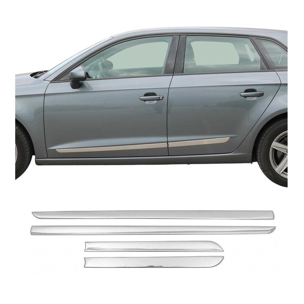 TüRschutzleiste SeitentüRleiste TüRleisten FüR Honda Accord 2008-2021 Chrom 4X-image