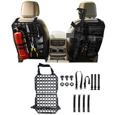 Alloy Metal Carbon Steel Molle Panel Rigid Seat back organizer Truck organize...