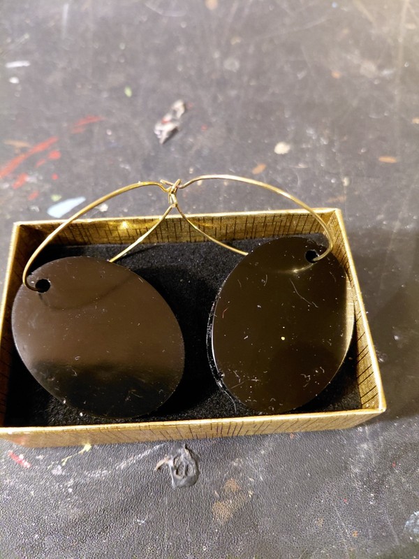Handmade Resin Hoop Earrings