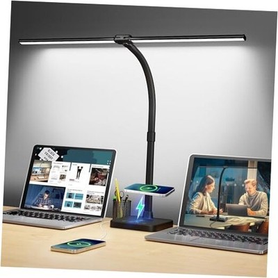 LED Desk Lamp for Home Office, 24W 5CCT in One (3000K/3500K/4000K/5000K/6500K)