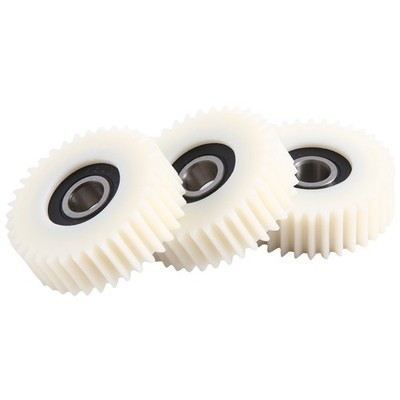 3 Stück 36 Zähne 38 mm Nylon Elektronik Motor Getriebelager Zahnräder für Elektro7695