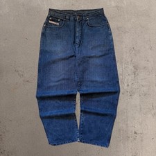 Y2K Urgent Gear Baggy Denim Jeans Wide Leg Skater Skate Grunge 34x30 Jnco