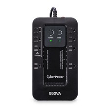 EC550G Ecologic UPS Battery Backup and Surge Protector, 550VA/330W, 8 Outlets...