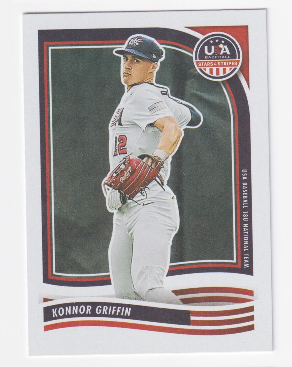 Konnor Griffin ジャージサイン paninr 2024 Panini USA Stars & Stripes #91 KONNOR GRIFFIN RC Rookie