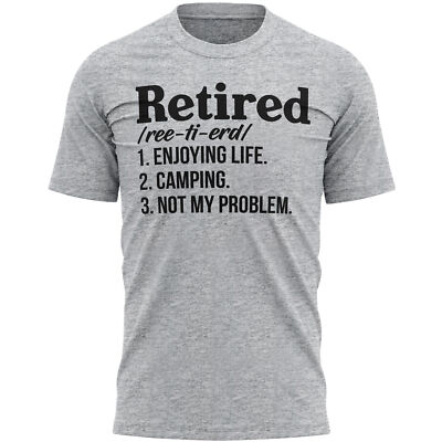 Retired Definition T-Shirt Spruch Ruhestand Geschenke für Ihn Herren