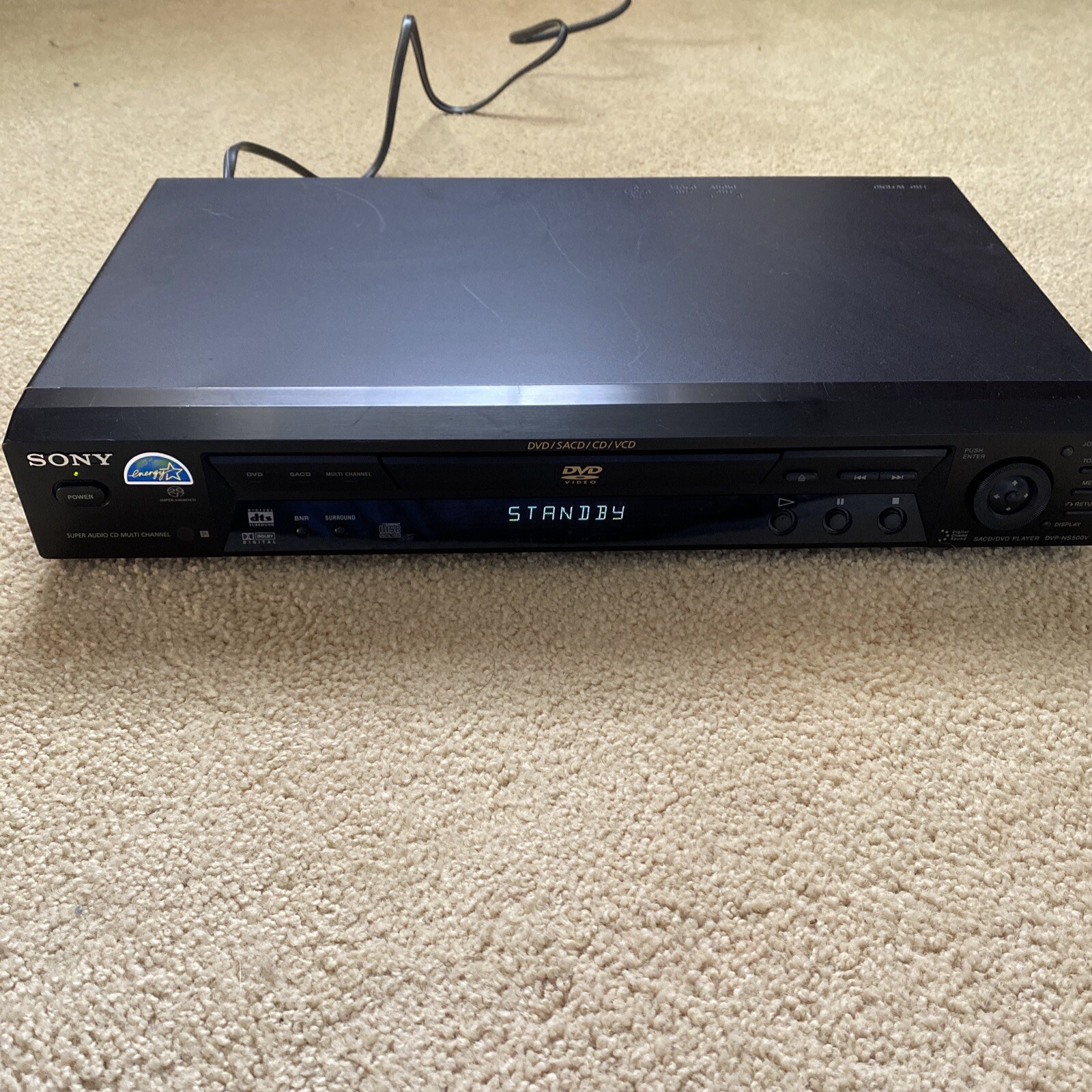 Sony CD/DVD Player DVP-NS500V Surround Sound Dolby - Tested & Plays ...