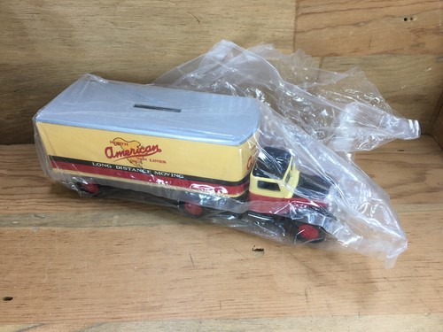 ERTL NORTH AMERICAN VAN LINES 1937 Ford Truck Die-Cast Bank 1989 NEW IN BOX - Picture 7 of 11