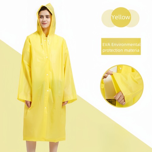 Adult&Children Waterproof Raincoat Hooded Jacket Rainwear Camping Kid Rain Coat - Picture 38 of 41