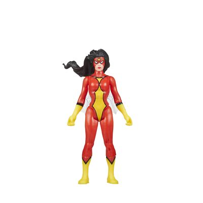 Marvel Legends Series Retro 375 Collection Spider-Woman, 9,5 cm große Action-Fig