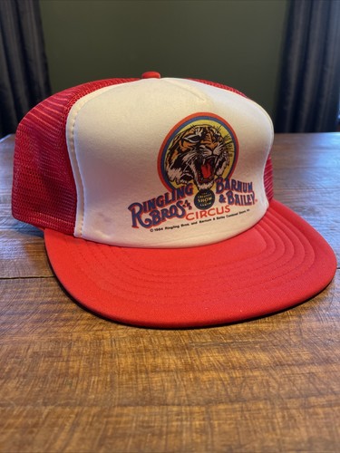 Vintage Ringling Bros Barnum & Bailey Circus Mesh Trucker Snapback Hat 1980s - Picture 12 of 12