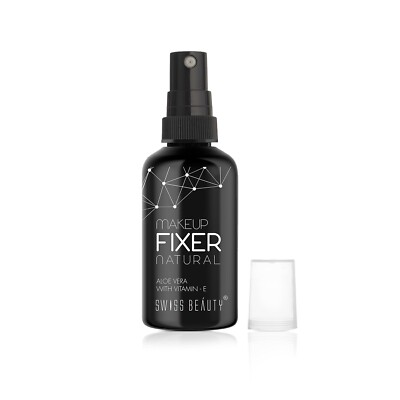 Swiss Beauty Natural Makeup Fixer | Natural Dewy Finish With Vitamin E Aloe Vera