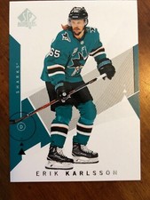 18-19 UD SP Authentic #55 Erik Karlsson