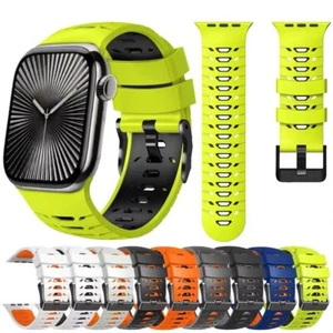Silicone Strap Sport Band for Apple Watch Ultra 3 11 10 9 8 7 6 SE 44/45/46/49mm