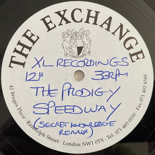THE PRODIGY Speedway (Secret Knowledge Remix) SELTEN UK 12" ACETAT PROMO SINGLE - Bild 4 von 20