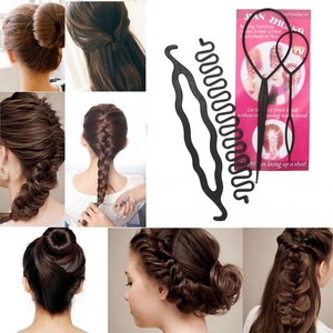 Tool Accessories Women Donut Stick Hair Braiding Hair Twist Bun
