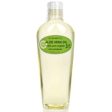 ORGANIC ALOE VERA CARRIER OIL COLD PRESSED 2 OZ 4 OZ 8 OZ 12 OZ -UP TO  7 LB