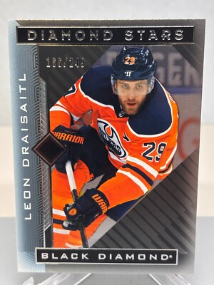 21-22 Leon Draisaitl /249 Edmonton Oilers UD Black Diamond Stars #BDs-LD