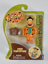 THE FLINTSTONES FRED ACTION FIGURE W/ HAT MOSC HANNA BARBERA JAZWARES 2012 RARE