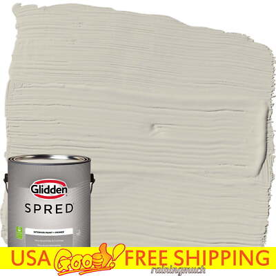 NEW Spred Grab-N-Go Interior Wall Paint Storm's Coming /Grey Eggshell, 1 Gallon