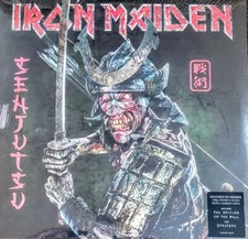 Senjutsu-Silver & Black Marble Colored Vinyl by Iron Maiden