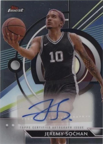 2023-24 Topps Finest - Jeremy Sochan #FA-JS