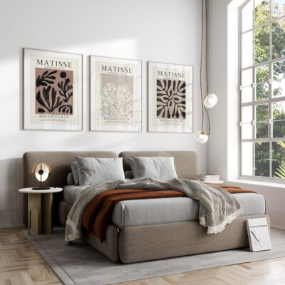 3 Set A3 Matisse Vector Illustrations Poster Unframed HIGH QUALITY