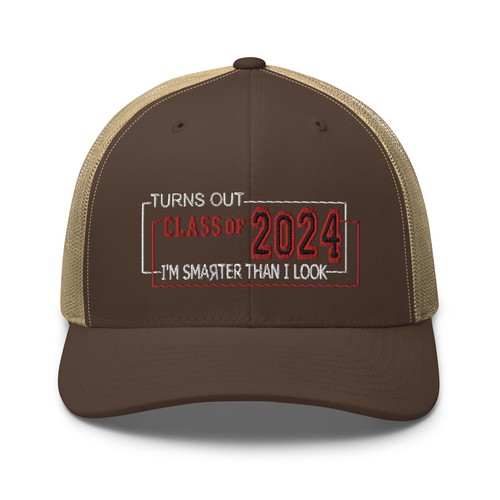 2024 Senior Graduation Smarter than I look Trucker Hat - Personalizable - Picture 18 of 29
