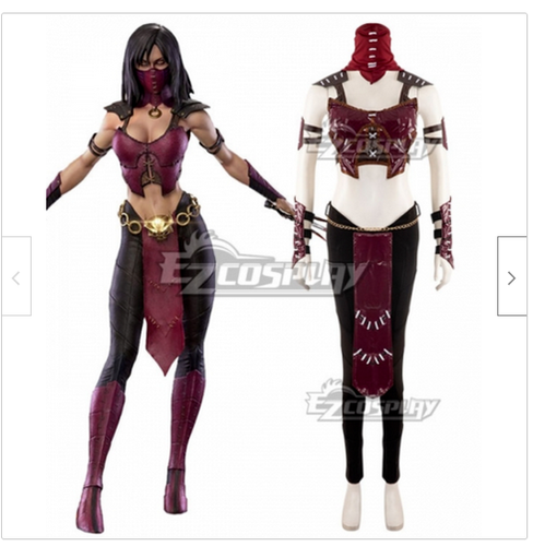 Mortal Kombat 11 Mileena Cosplay Costume halloween custom made - Picture 9 of 9