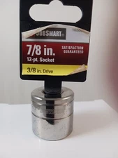 Jobsmart  7/8", 12 Point, 3/8” Drive, Chrome Socket, 1038334