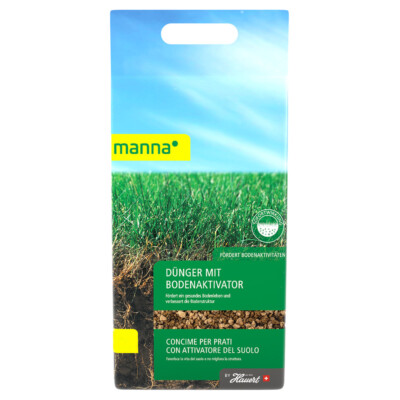 Manna Rasendünger m. Bodenaktivator 20kg Bodenverbesserer Frühling Sommer Herb